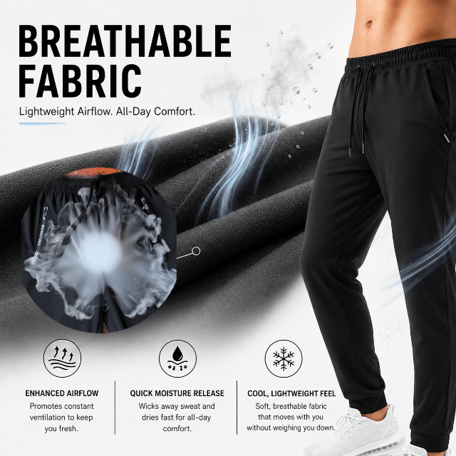2026 UPGRADED - 30% OFF 🔥 UMWAVE™ Ultra Comfort Lightweight Joggers with Zipper Pockets
