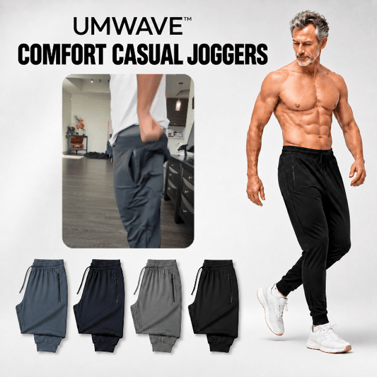 2026 UPGRADED - 30% OFF 🔥 UMWAVE™ Ultra Comfort Lightweight Joggers with Zipper Pockets