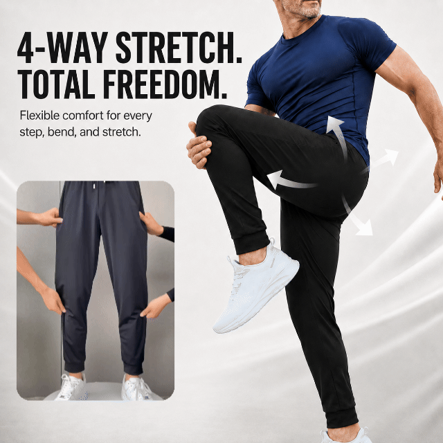 2026 UPGRADED - 30% OFF 🔥 UMWAVE™ Ultra Comfort Lightweight Joggers with Zipper Pockets