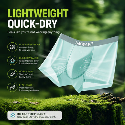 SUMMER SALE 60% OFF 💎 UMWAVE™ ProX IceSilk Leakproof Cooling Boxer