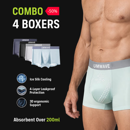 SUMMER SALE 60% OFF 💎 UMWAVE™ ProX IceSilk Leakproof Cooling Boxer