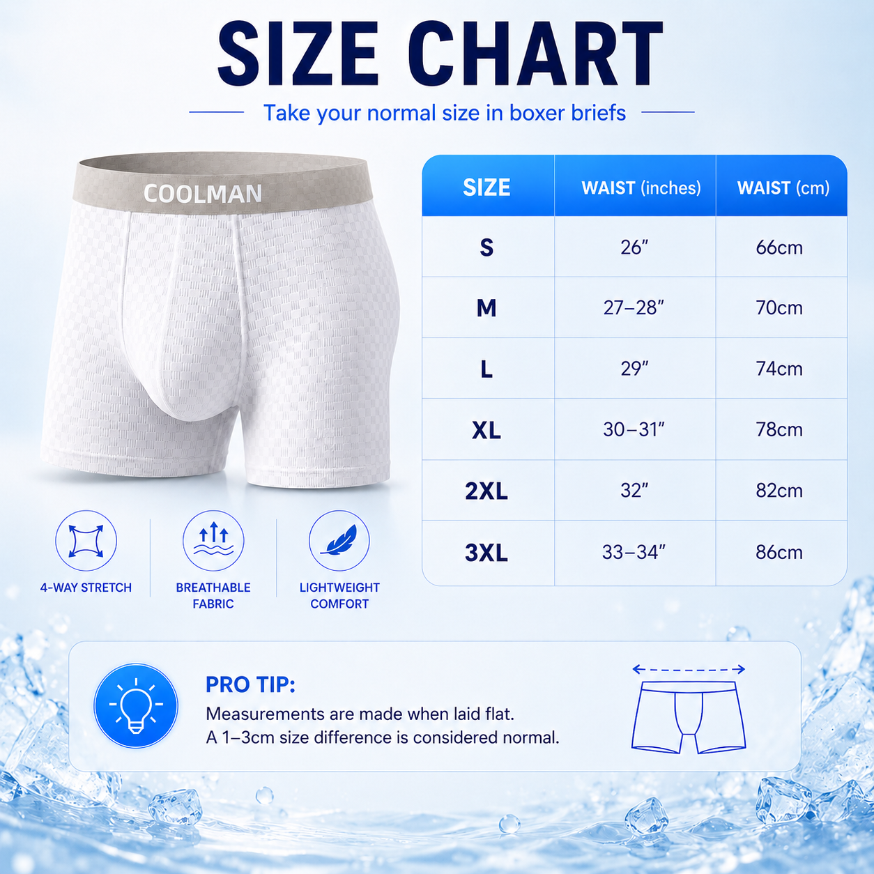 🌊 LAST DEAL 70% OFF ❄ CoolMan™ Premium Leakproof IceSilk Men's Boxer