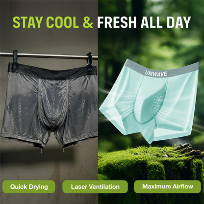 SUMMER SALE 60% OFF 💎 UMWAVE™ ProX IceSilk Leakproof Cooling Boxer