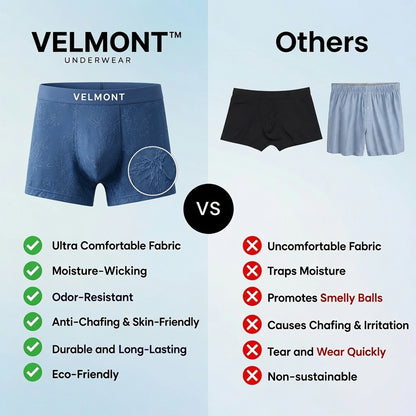 🌊 LAST DEAL 70% OFF 💥 Velmont™ Premium Leakproof Ice Silk Jacquard Men's Boxer