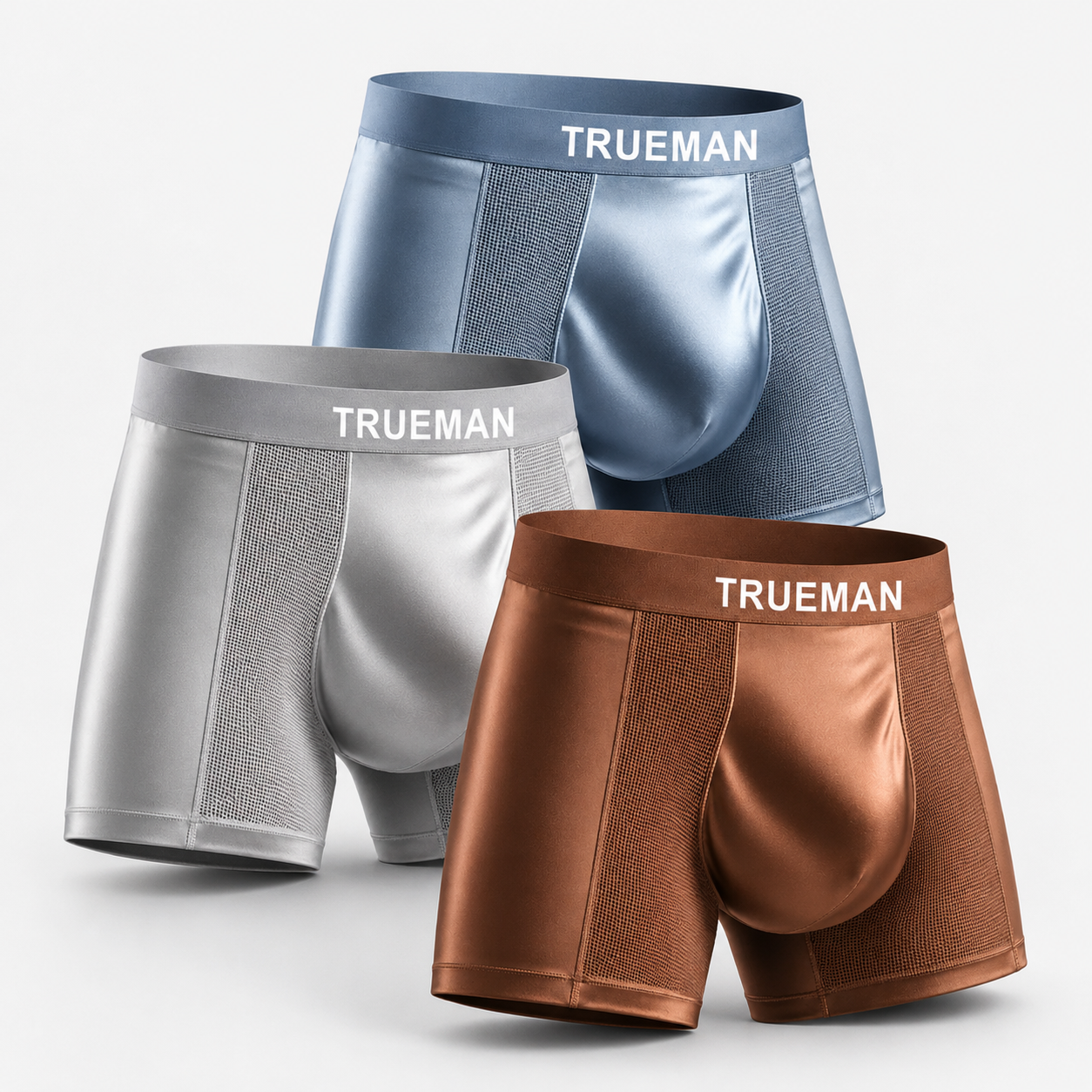 LAST DAY 70% OFF 💎 TRUEMAN™ Premium Leakproof Bamboo IceSilk Boxer Briefs – Cooling All-Day Comfort