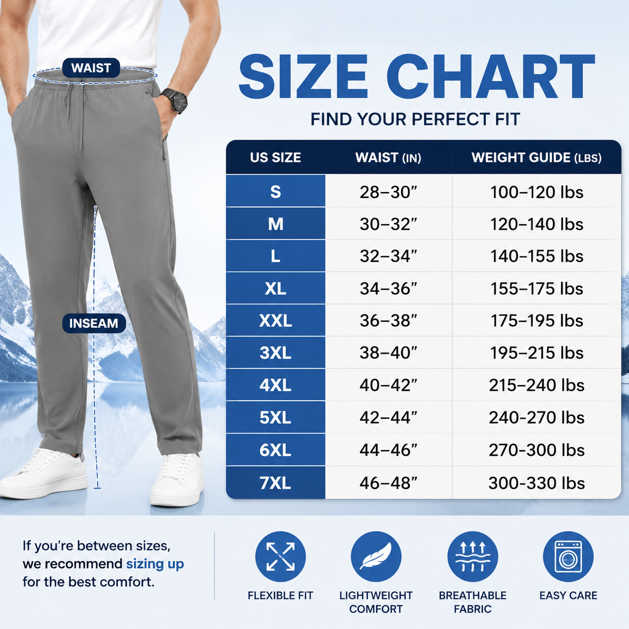 SUMMER SALE 30% OFF 🧊 CoolFlex™ 3X Super Stretch IceSilk Comfort Pants