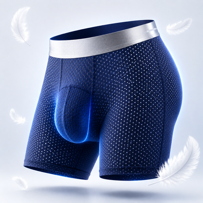🔥 LAST DAY 70% OFF 🔥 AirFlex™ Premium Leakproof IceSilk Mesh Men's Boxer
