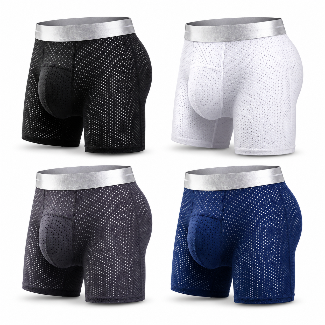 🔥 LAST DAY 70% OFF 🔥 AirFlex™ Premium Leakproof IceSilk Mesh Men's Boxer