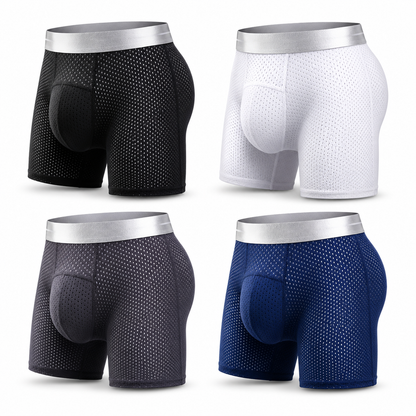 🔥 LAST DAY 70% OFF 🔥 AirFlex™ Premium Leakproof IceSilk Mesh Men's Boxer