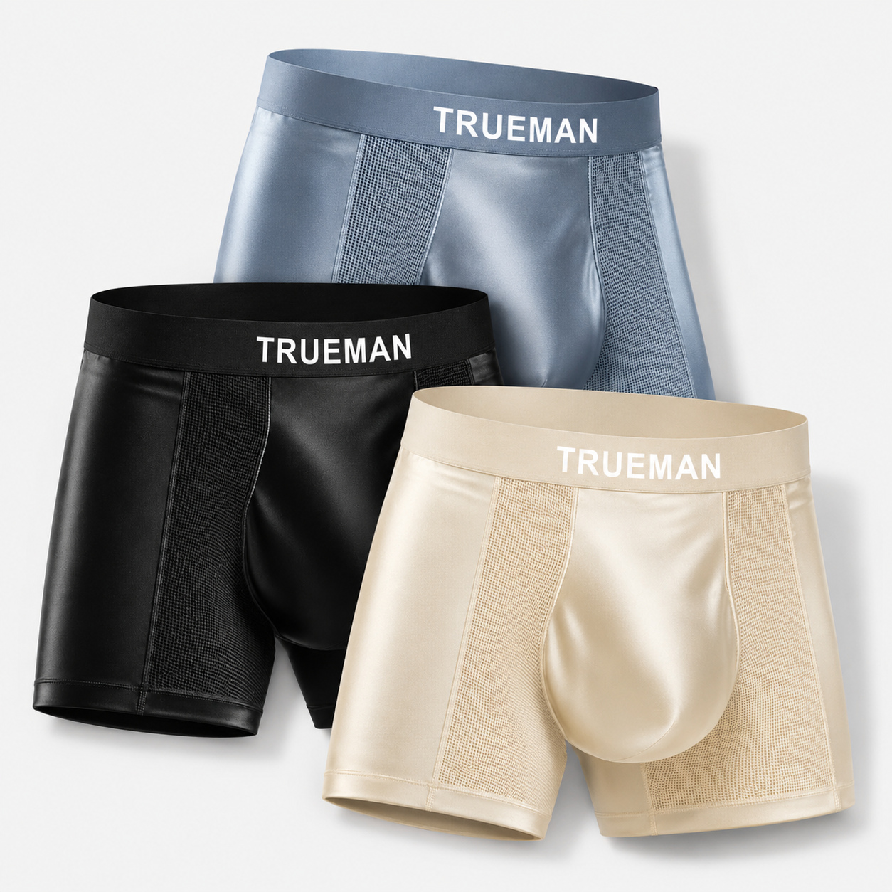 LAST DAY 70% OFF 💎 TRUEMAN™ Premium Leakproof Bamboo IceSilk Boxer Briefs – Cooling All-Day Comfort