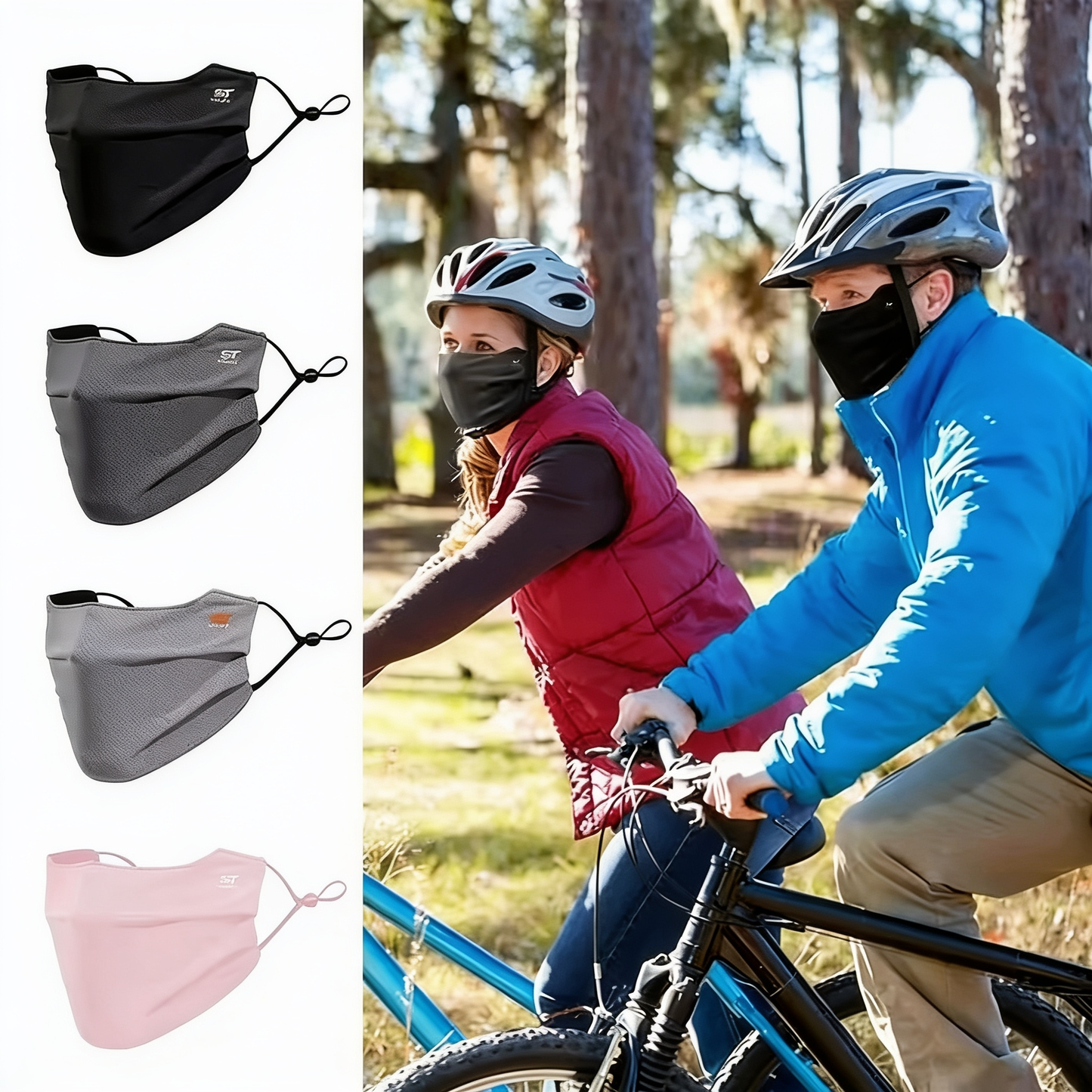 UMWAVE™ Breathable Ice Silk Face Mask Washable & Reusable