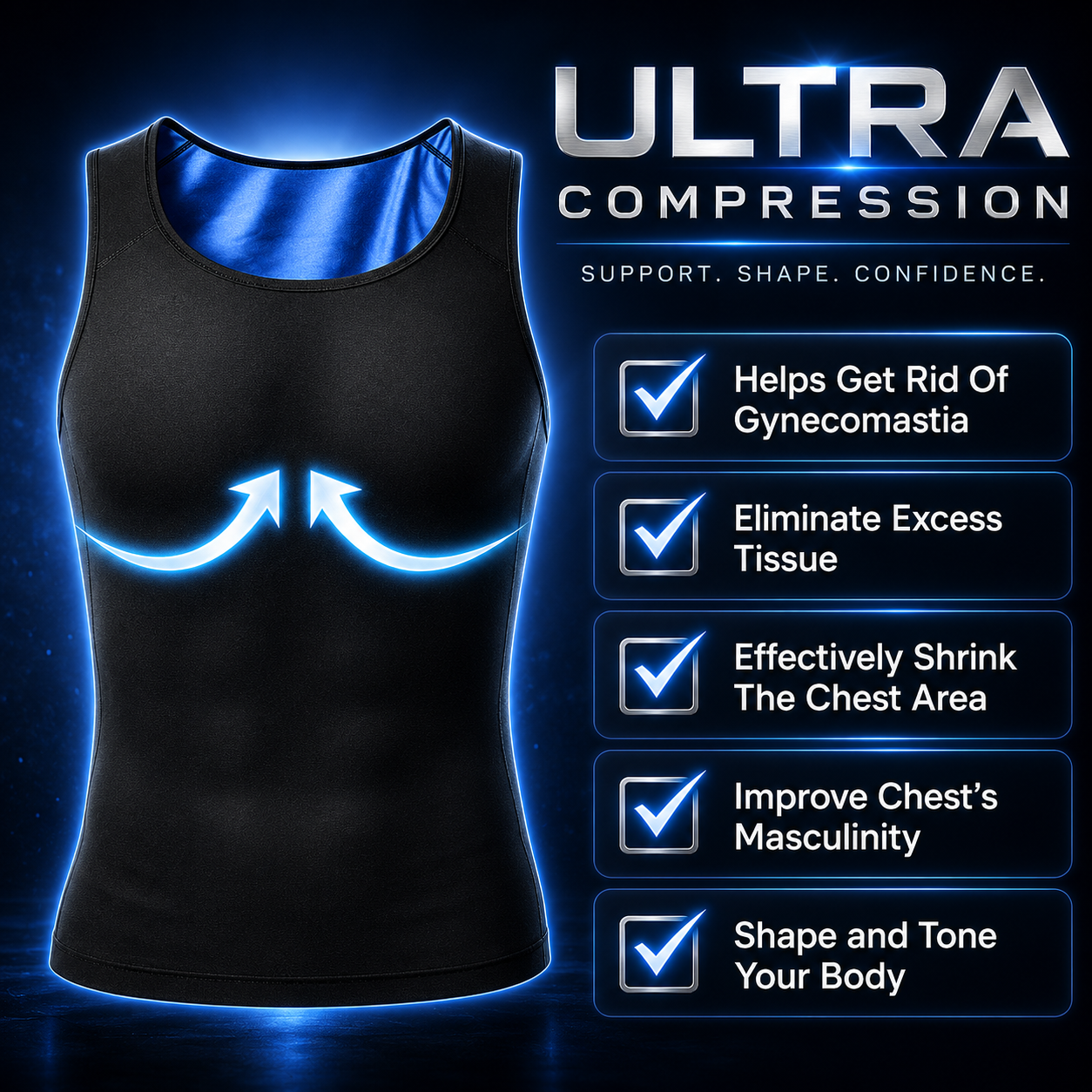 🔥SUMMER SALE 2+1 🔥 Vortex Compression Tank Top | Confidence, Strength & Shape