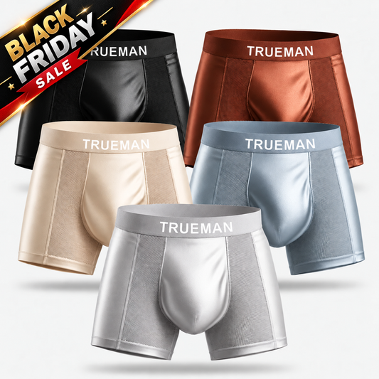 BLACK FRIDAY 70% OFF 💎 TRUEMAN™ Premium Leakproof Bamboo IceSilk Boxer