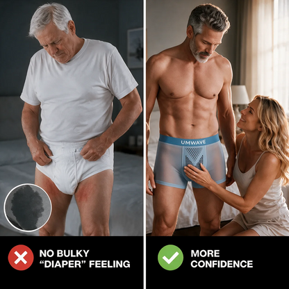 2026 UPGRADED - 60% OFF 🔥 UMWAVE™ Ultra Thin Ice Silk Leakproof Boxer