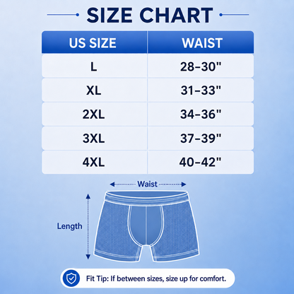 2026 UPGRADED - 60% OFF 🔥 UMWAVE™ Ultra Thin Ice Silk Leakproof Boxer