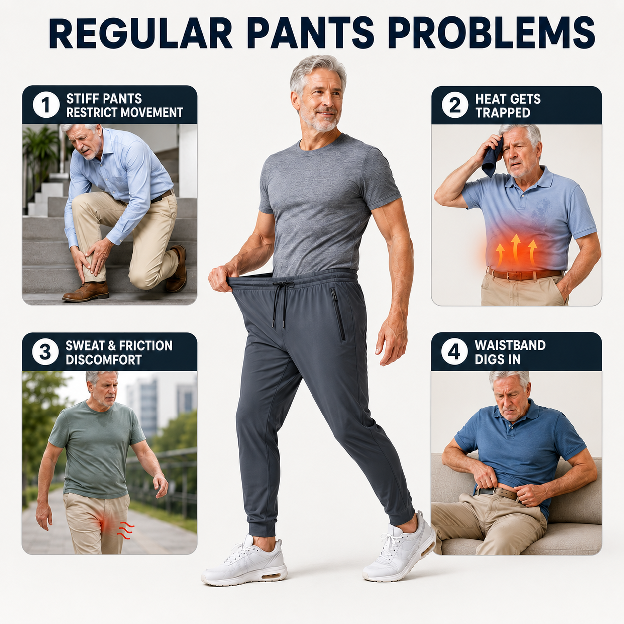 2026 UPGRADED - 30% OFF 🔥 UMWAVE™ Ultra Comfort Lightweight Joggers with Zipper Pockets