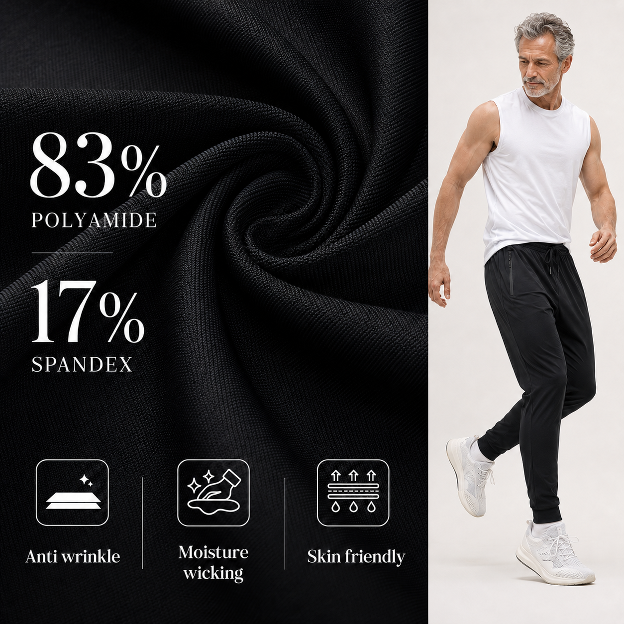 2026 UPGRADED - 30% OFF 🔥 UMWAVE™ Ultra Comfort Lightweight Joggers with Zipper Pockets