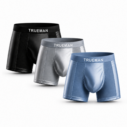 2026 UPGRADED - 60% OFF 💎 TRUEMAN™ Premium Leakproof Bamboo Ice Silk Boxer