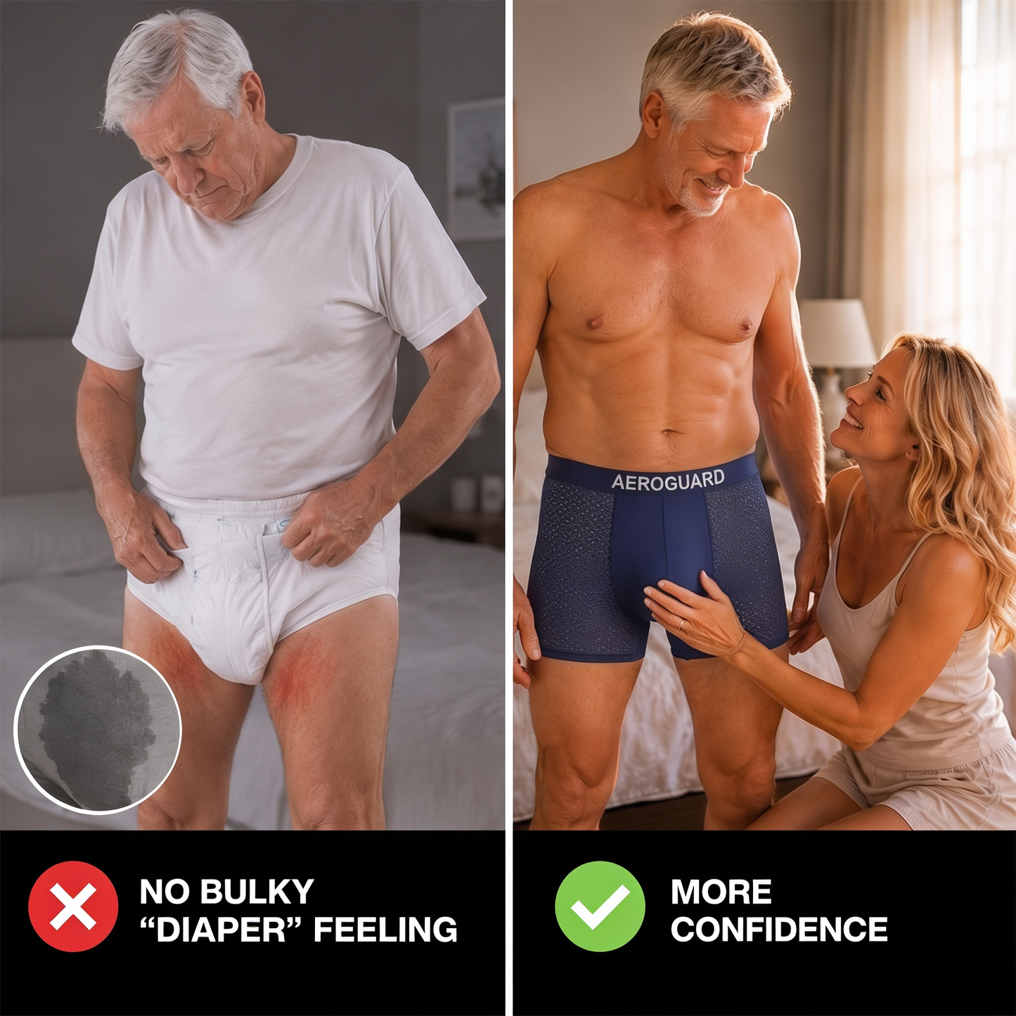 ⚡ 60% OFF TODAY | AeroGuard™ Premium Leakproof IceSilk Cooling Boxer