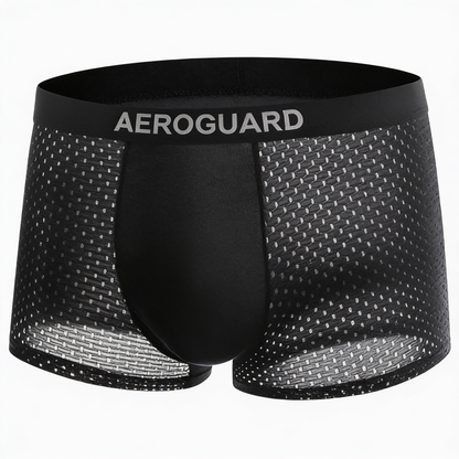 ⚡ 60% OFF TODAY | AeroGuard™ Premium Leakproof IceSilk Cooling Boxer