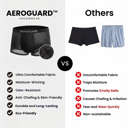 ⚡ 60% OFF TODAY | AeroGuard™ Premium Leakproof IceSilk Cooling Boxer